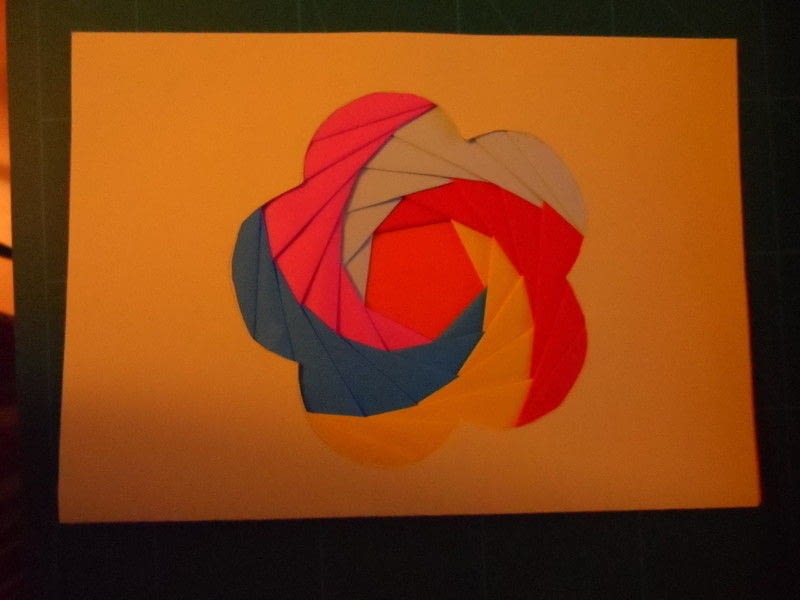 Iris Folding 'Flower' Paper Art · A Papercraft · Art, Papercraft, and Paper Folding on Cut Out