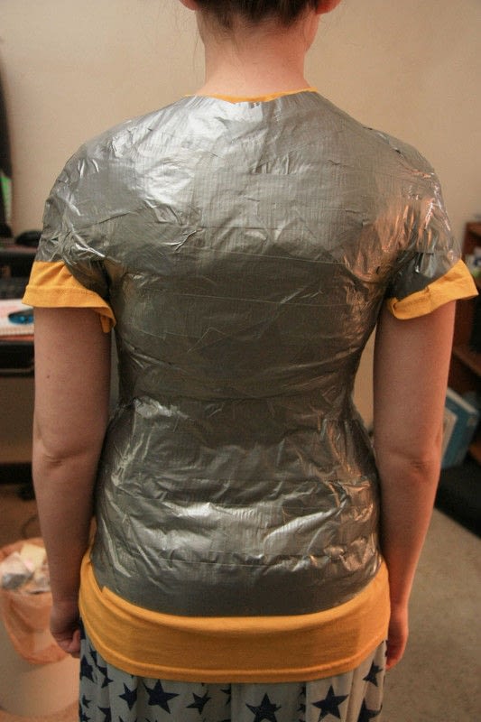 Duct Tape Dress Form · A Mannequins · Creation by ZanyDays