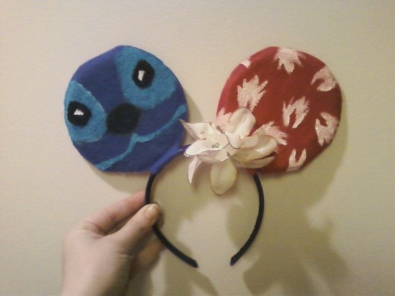 Lilo And Stitch Mickey Ears · An Ear / Horn · Sewing on Cut Out + Keep