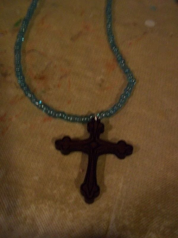 Wooden Cross Necklace · A Cross Pendant · Beadwork and Jewelry Making