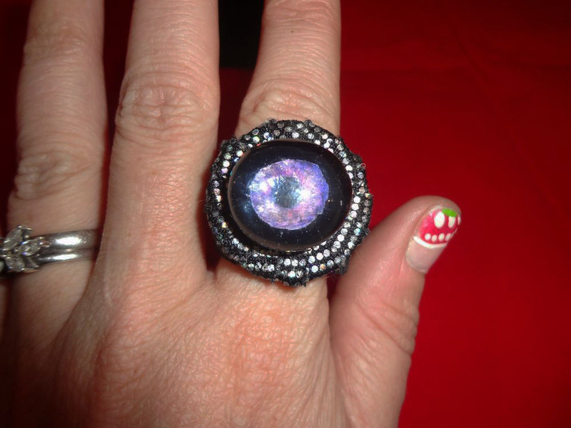 Eyeball Ever Seeing Watchful Eye Ring · A Cabochon Ring · Jewelry
