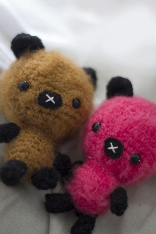 d'crochet Yarn Plushie and Craft, Furry Crochet, · Bear Bear A ·