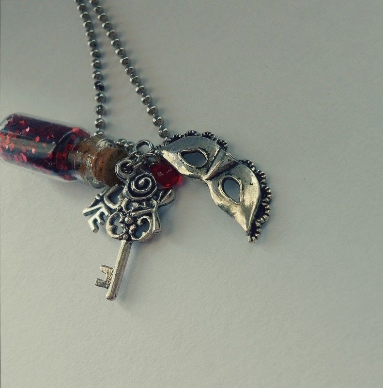 Masquerade Inspired Necklace · A Charm Necklace · Jewelry on Cut Out + Keep