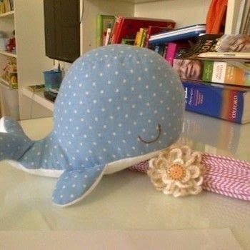 Little blue polka dots Whale! .  Free tutorial with pictures on how to make a whale plushie in under 120 minutes by needleworking with fabric, fabric, and thread. Inspired by gifts. How To posted by JEEoliver.  in the Needlework section Difficulty: Easy. Cost: Cheap. Steps: 1