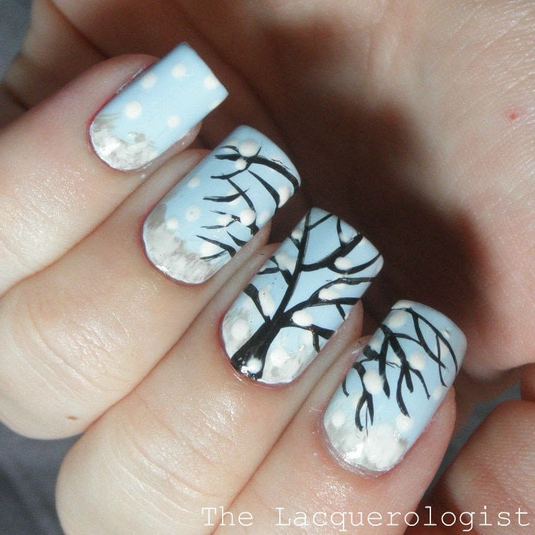 Tree Nail Art · How To Paint A Nail Painting · Beauty on Cut Out + Keep