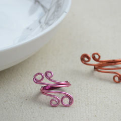 Wire Ring Diy To Create Mothers Ring With A Pair Of Angle Wings