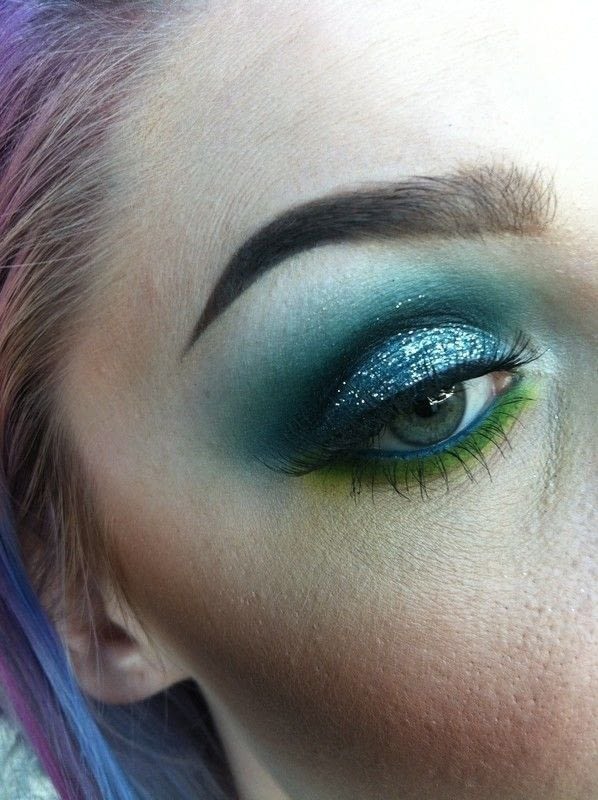 eye makeup for sea green dress Aqua Marine Goddess · How To Create A Look · Beauty on Cut Out + Keep ProductID: 117354
