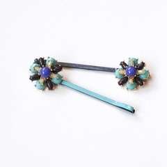 Diy Hair Clips Out Of Old Earrings