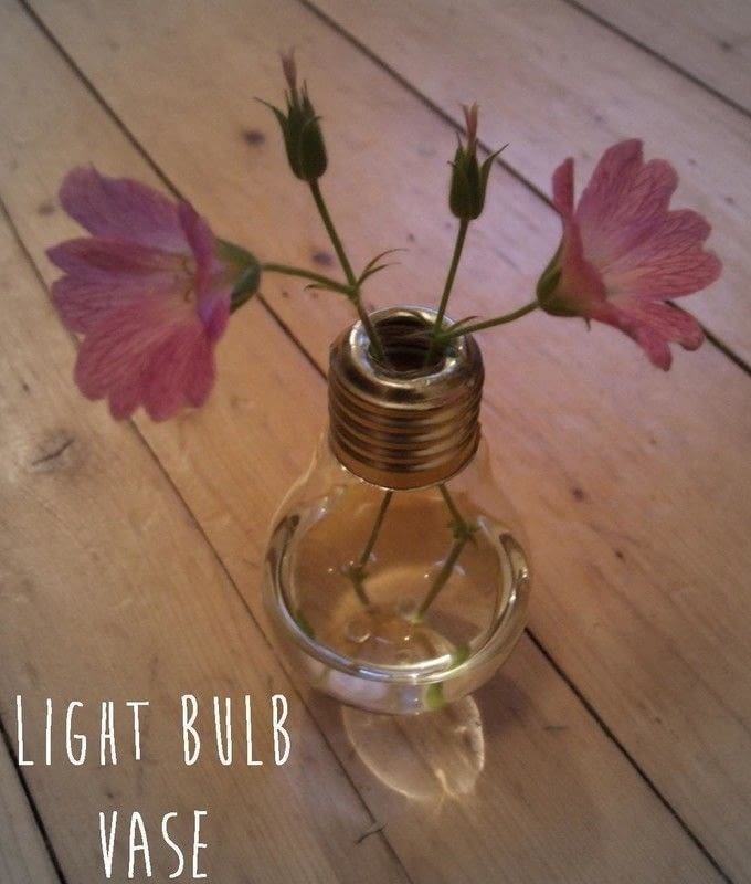Light Bulb Vase How To Make A Light Bulb Vase Decorating On Cut Out