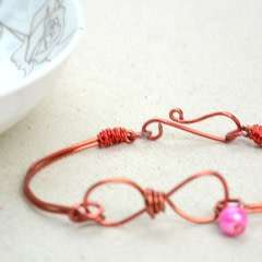 Infinity Wire Bracelet Making Instructions 