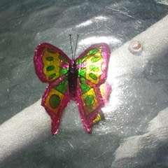 Beaded And Glittered Butterflies That Stand!