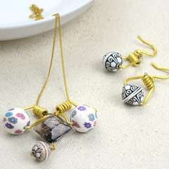 Create Your Own Earrings And Necklace With Polymer Clay Beads