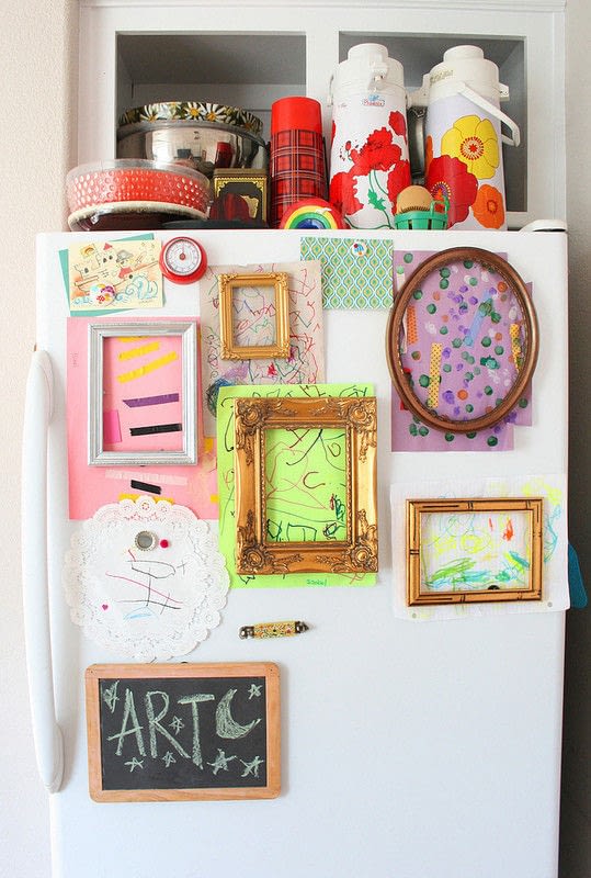Diy Fridge Frames · How To Make A Framed · Decorating