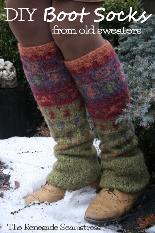 sewing tutorial tote bag · Diy: Make Sweater How And Bag Handle Socks To A Boots