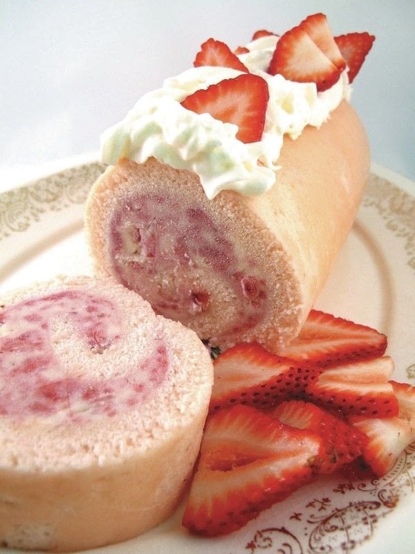 Ice Cream Roll Up Cake · Extract from Everything Goes with Ice Cream by Koralee Teichroeb · How