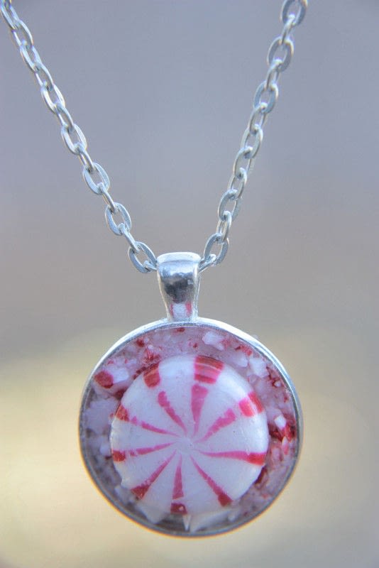 Peppermint Pendant · A Resin Pendant · Jewelry on Cut Out + Keep