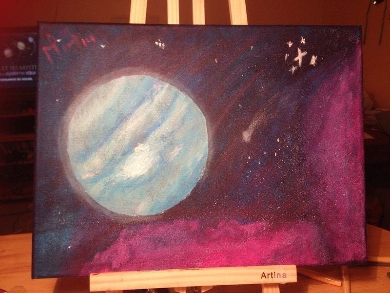 Neptune Painting · A Drawing Or Painting · Art on Cut Out + Keep