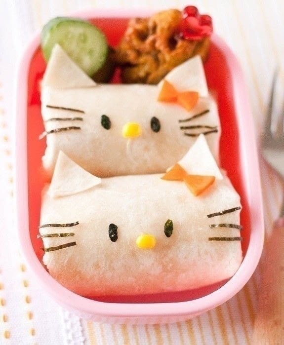 Hello Kitty Burrito · How To Cook A Burrito · Recipes on Cut Out + Keep