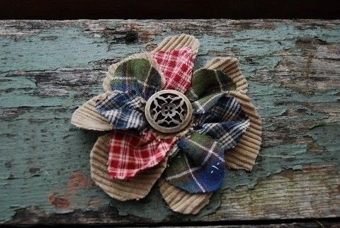 Great way to use scraps and other small pieces in your fabric stash. .  Free tutorial with pictures on how to make a flowers & rosettes in under 40 minutes by sewing with buttons and materials. How To posted by moonofsilver.  in the Needlework section Difficulty: Simple. Cost: No cost. Steps: 5