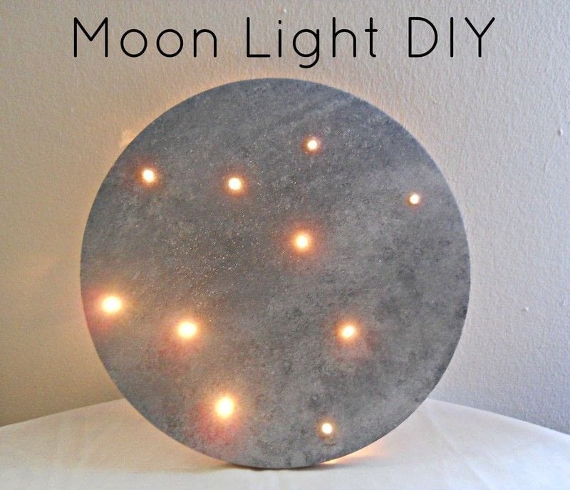 Moon Light Diy · How To Make A Decorative Light · Home + DIY on Cut Out
