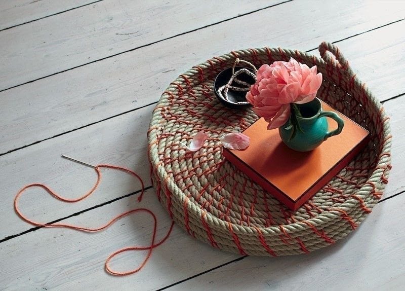 Rope Tray · Extract from Made By Yourself by Peter Fehrentz · How To