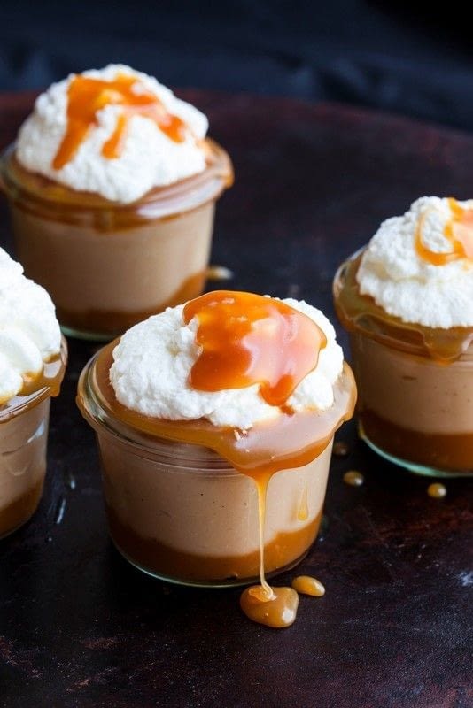 Salted Caramel Pudding Parfaits · Extract from Sweet by Valerie Gordon