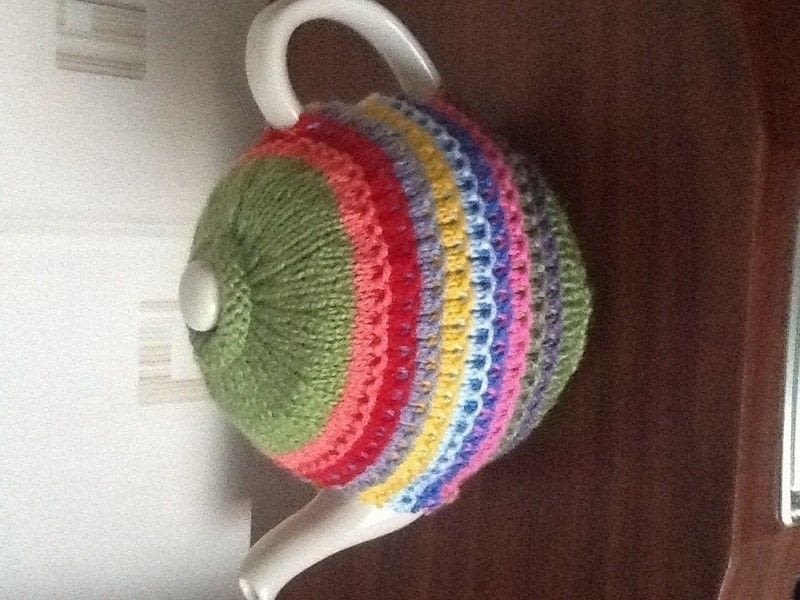Scrap Yarn Tea Cosy · A Tea Cozy · Yarncraft on Cut Out + Keep