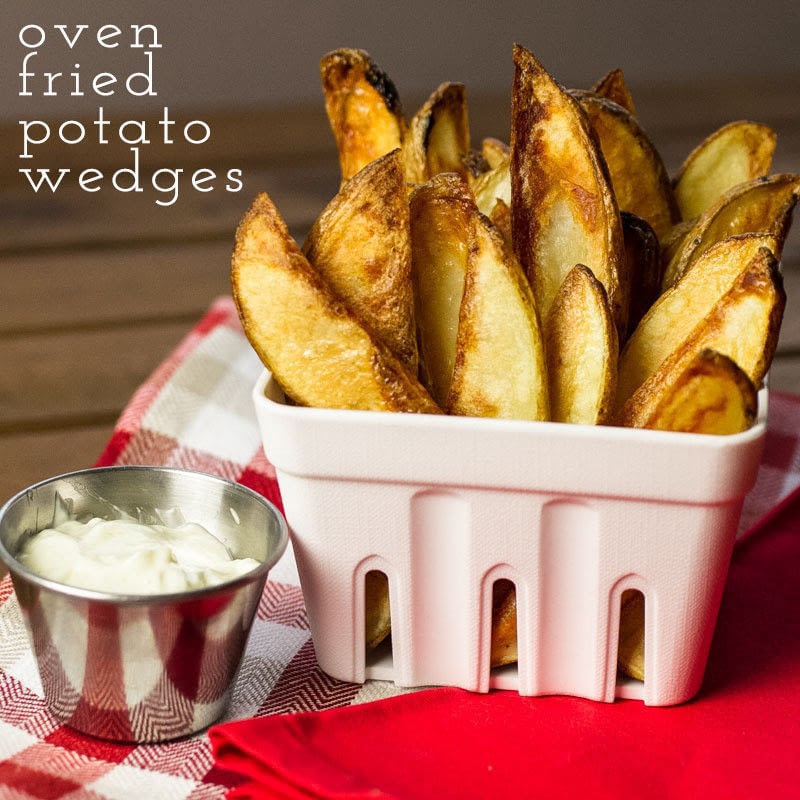Oven Fried Potato Wedges · How To Cook Potato Wedges · Recipes on Cut