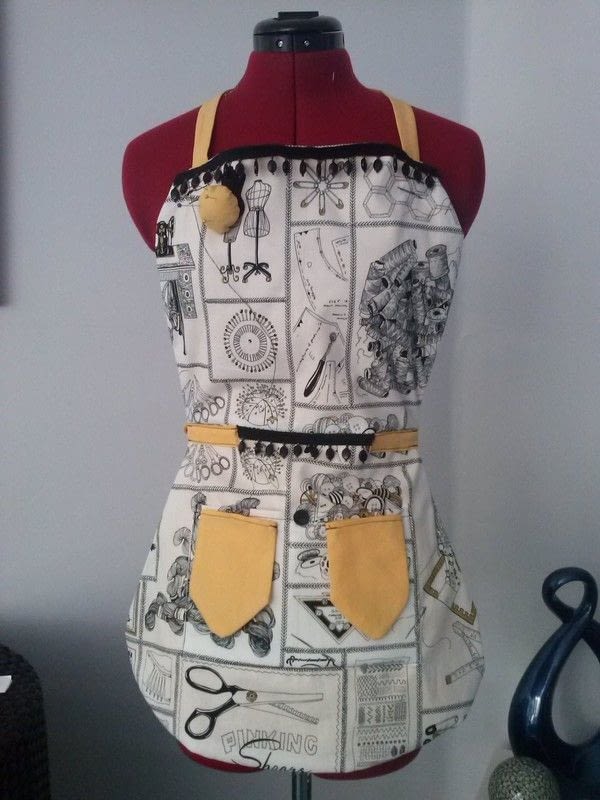 Stylish Craft Apron · How To Make A Full Apron · Sewing on Cut Out + Keep