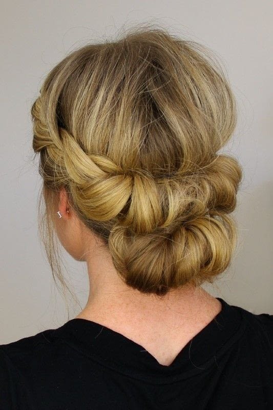Headband Hair Tuck With A Bun · How To Style A Chignon 