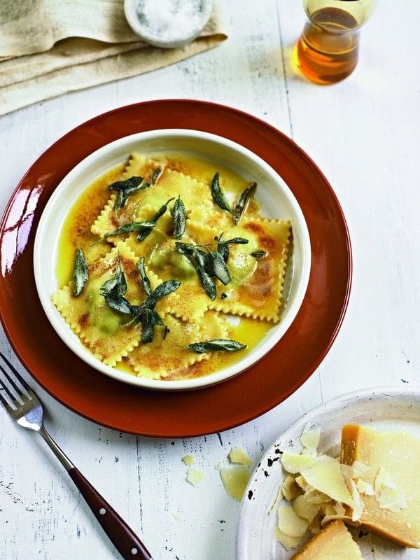 Ricotta, Spinach And Lemon Ravioli · Extract from Mastering the Basics Pasta by Murdoch Books