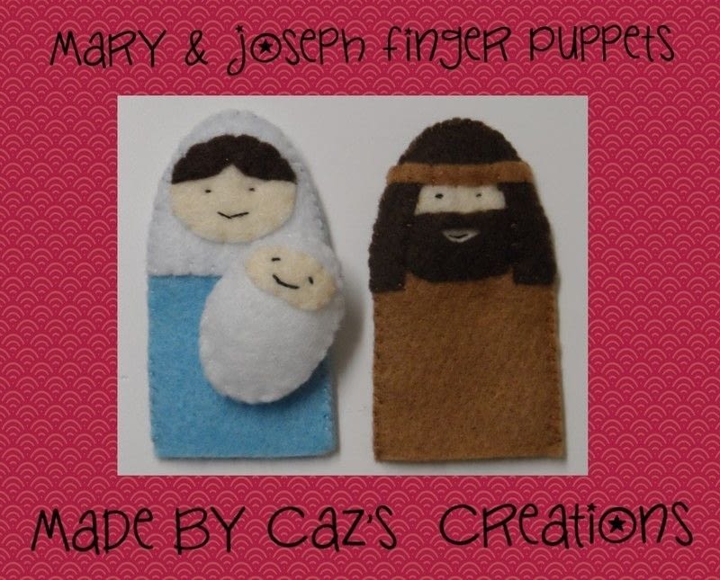mary and joseph puppets