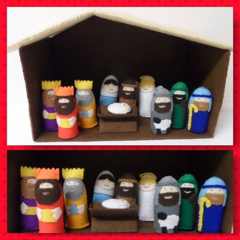 mary and joseph puppets