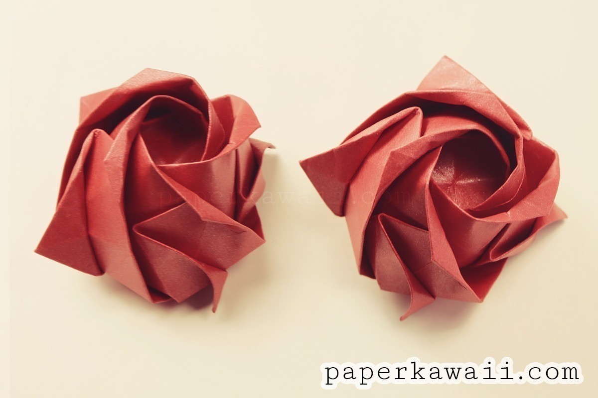 Origami Kawasaki Rose How To Make An Origami Flower