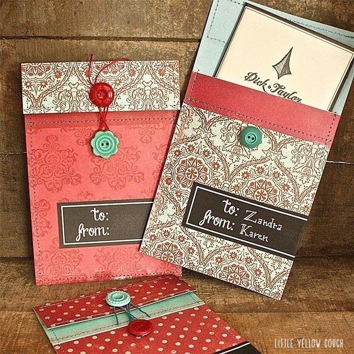 String & Button Envelopes · How To Make An Envelope · Papercraft on Cut