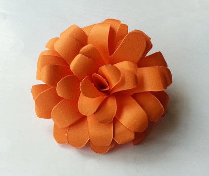 Easy Paper Craft! .  Free tutorial with pictures on how to make a flowers & rosettes in under 10 minutes by papercrafting and paper folding with scissors, paper, and glue. Inspired by crafts, flowers, and plants. How To posted by Muhaiminah Faiz.  in the Papercraft section Difficulty: Easy. Cost: Cheap. Steps: 8