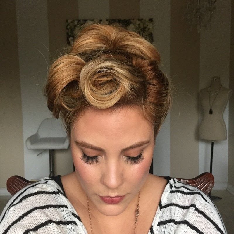 Vintage Updo · How To Style An Updo Hairstyle · Beauty on 