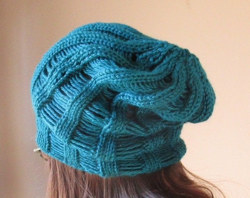 Drop Stitch Boho Chic Teal Hat ? A Hat ? Yarncraft on Cut Out + Keep ? Creati...
