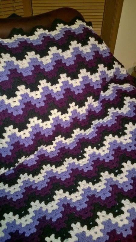 a how crochet 2 blanket A Blanket · Knit Crochet Ripple Or Granny Crochet Blanket