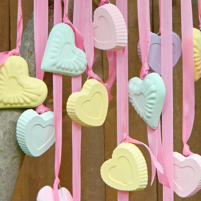 How To Make Wind Chimes At Home With Bangles Rocketshotz Candy Heart Ornaments And Wind Chime How To Make Chimes Home