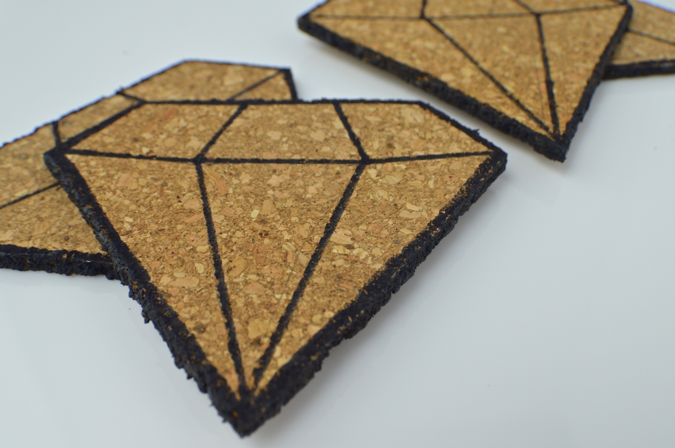 Diamond Cork Coasters How To Make A Cork Coaster Home DIY On Cut