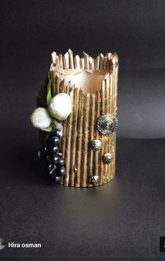 Upcycled Pencil Holder. · A Pot · Home + DIY on Cut Out + Keep