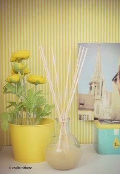 Reed Diffuser | Air Freshener DIY .  Free tutorial with pictures on how to make a diffuser in under 60 minutes using skewer, vase, and essential oil. How To posted by CraftsmitHerz.  in the Decorating section Difficulty: Easy. Cost: Absolutley free. Steps: 3