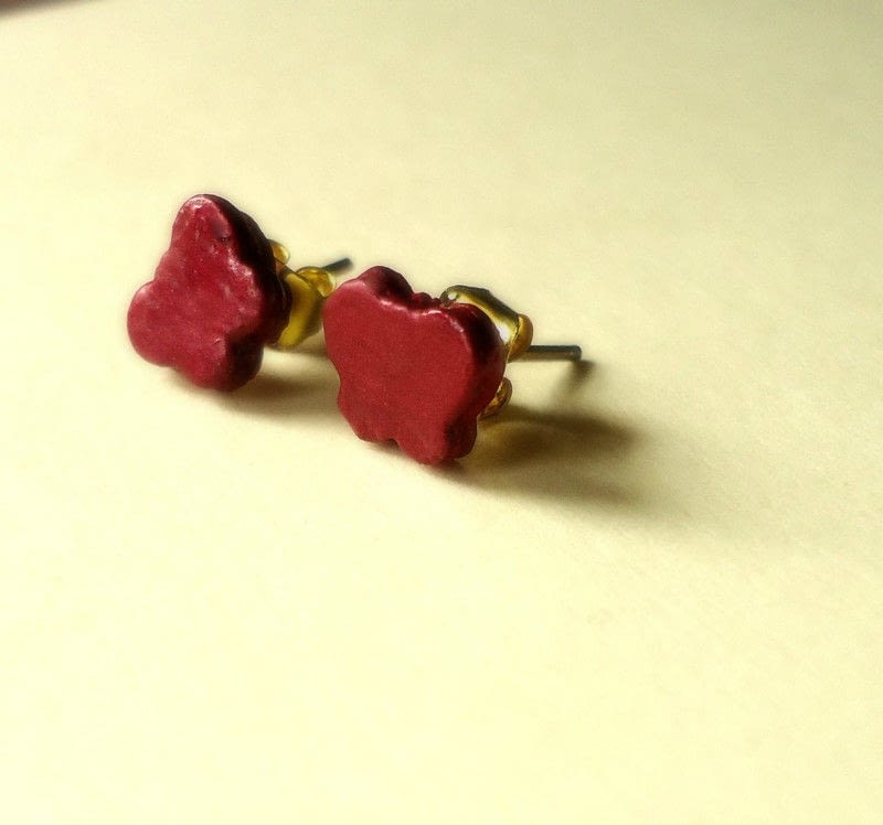 Paper Stud Earrings · How To Make A Set Of Paper Earrings · Jewelry on