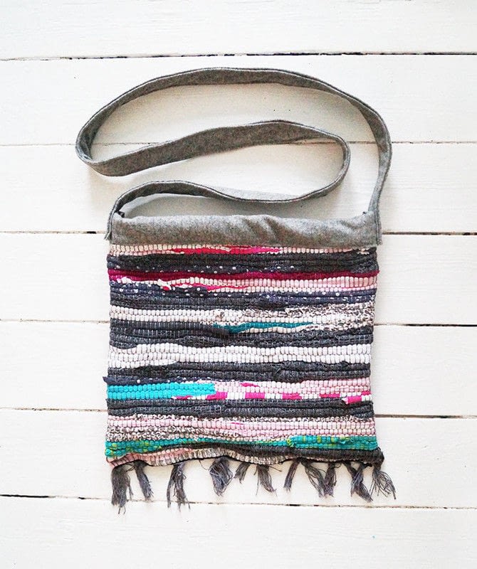Rag Rug Bag · How To Make A Recycled Bag · Sewing on Cut Out + Keep