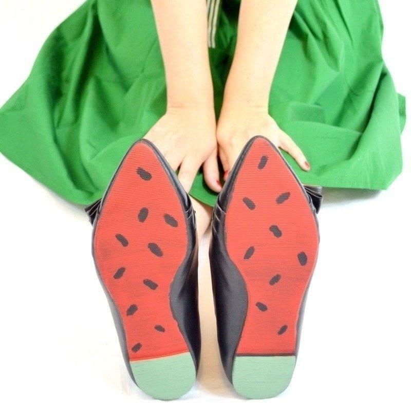 Watermelon Painted Soles · How To Paint A Pair Of Painted Shoes · Art on Cut Out + Keep