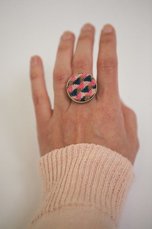 Cross Stitch Ring · How To Make A Ring · Needlework on Cut Out + Keep