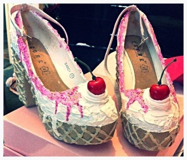 Ice Cream Shoes · How To Revamp A Pair Of Revamped Shoes · Other on Cut
