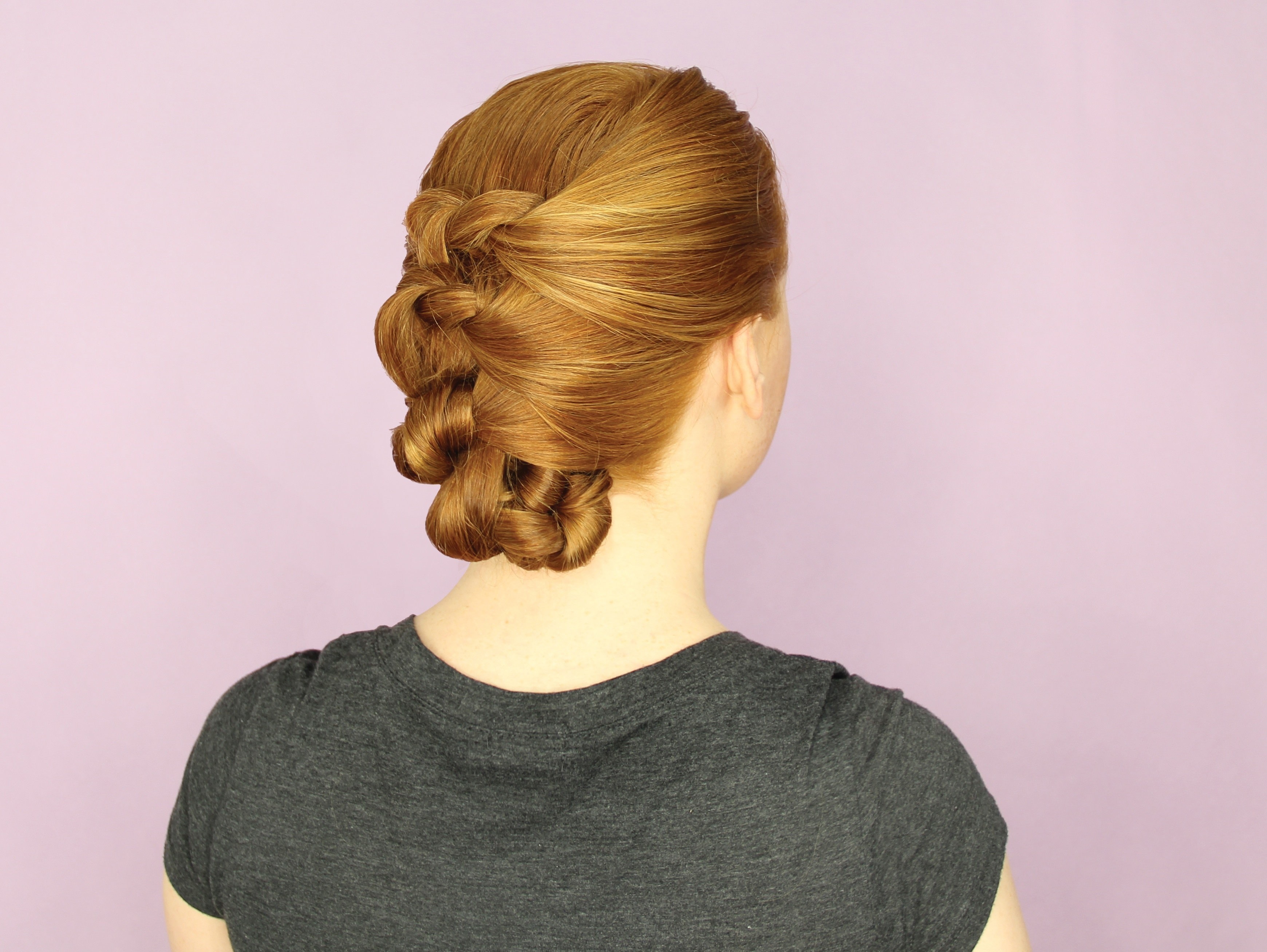 Knotted Updo Extract From Diy Updos Knots And Twists By