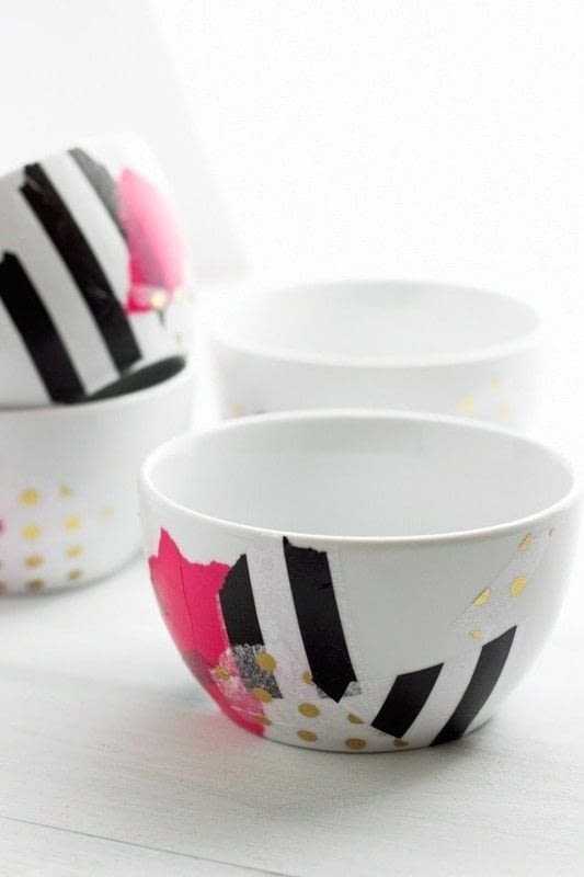 20 Min Diy Mod Podge Bowls · How To Make A Bowl Or Basket · Home + DIY